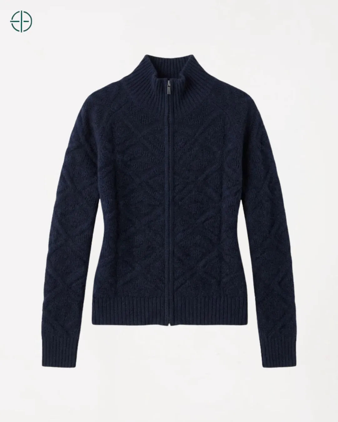 Suéter Feminino Florença Azul 100% Cashmere | Rest Money™