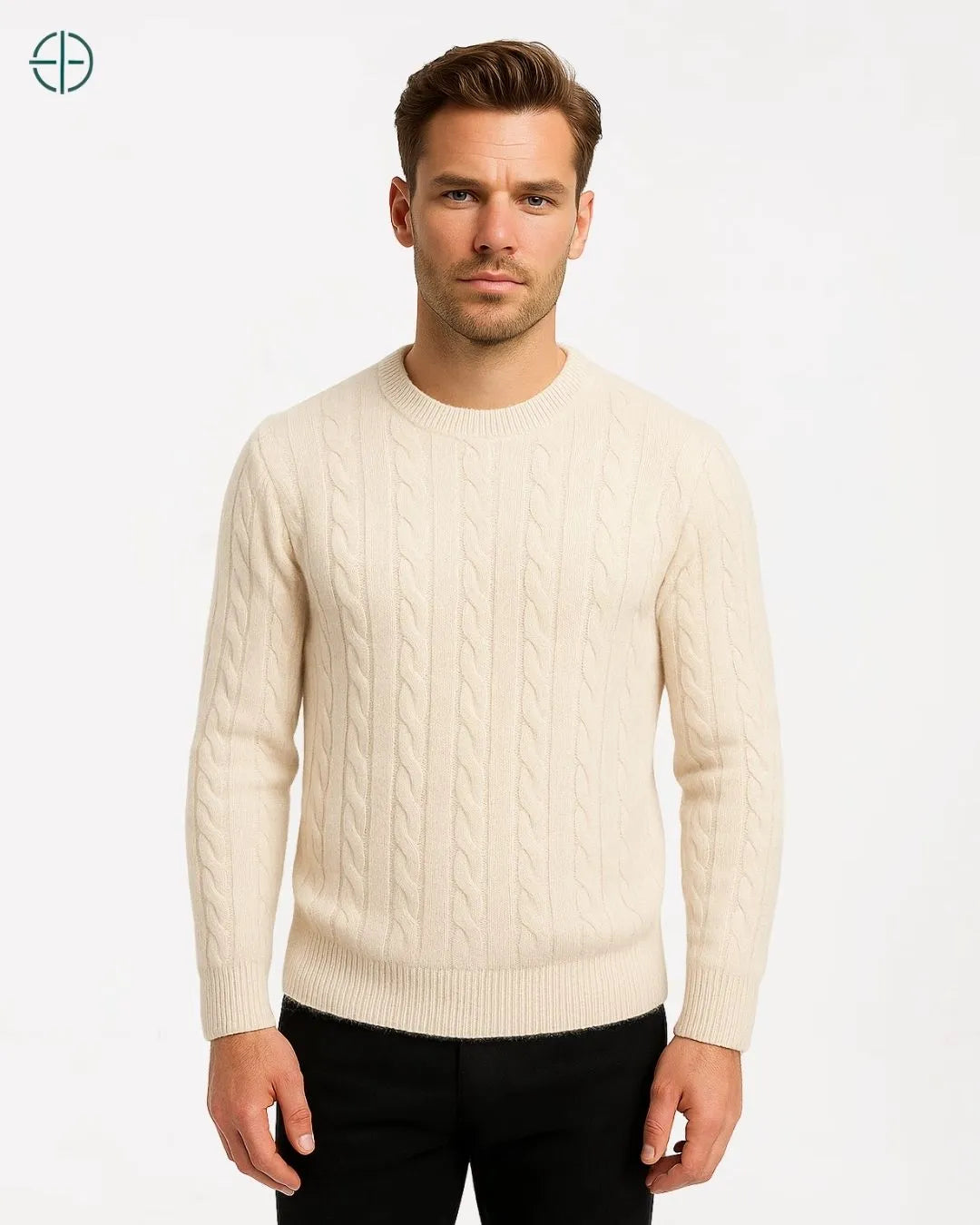 Suéter Trançado 100% Caxemira | Rest Money™