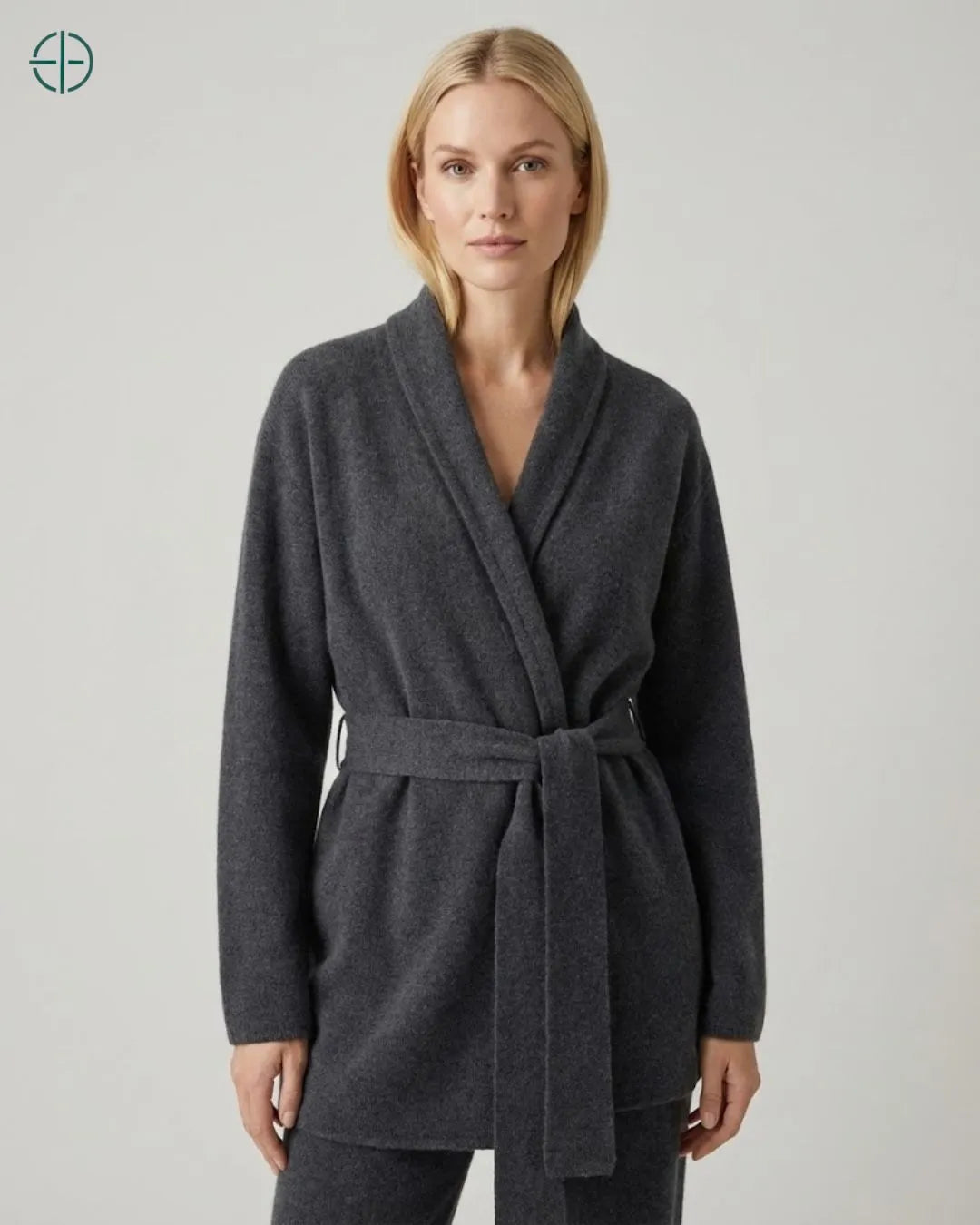 Suéter Feminino Antonella Grisalho 100% Cashmere | Rest Money™