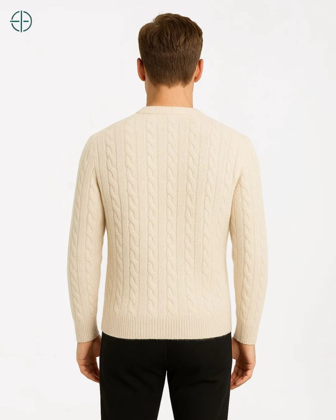 Suéter Trançado 100% Caxemira | Rest Money™