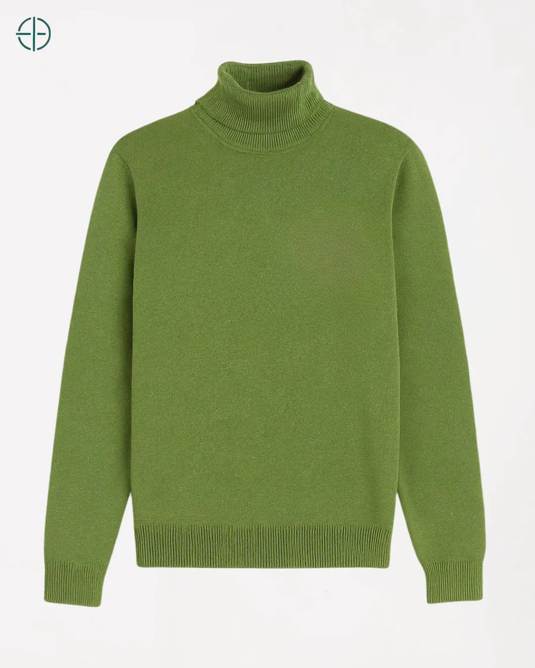 Suéter Gola Alta Masculino Verde | Rest Money™