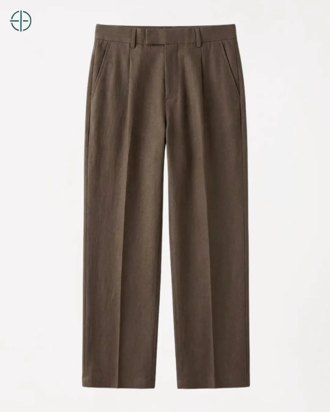 Calça de Alfaiataria Executiva Marrom | Rest Money™