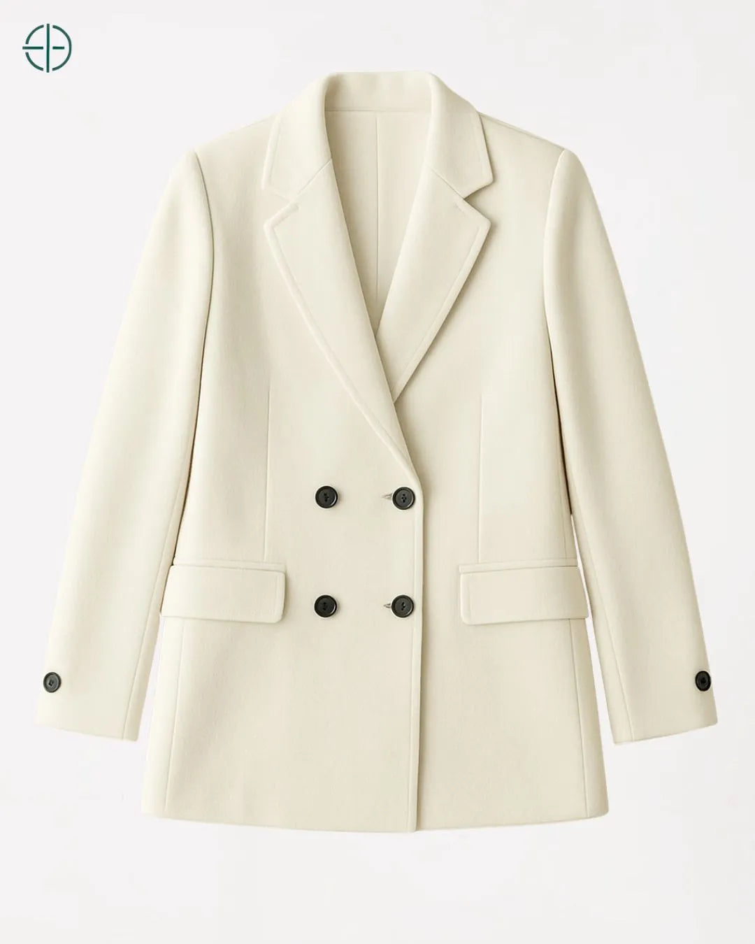 Blazer de Lapela Clássico 100% Caxemira | Rest Money™