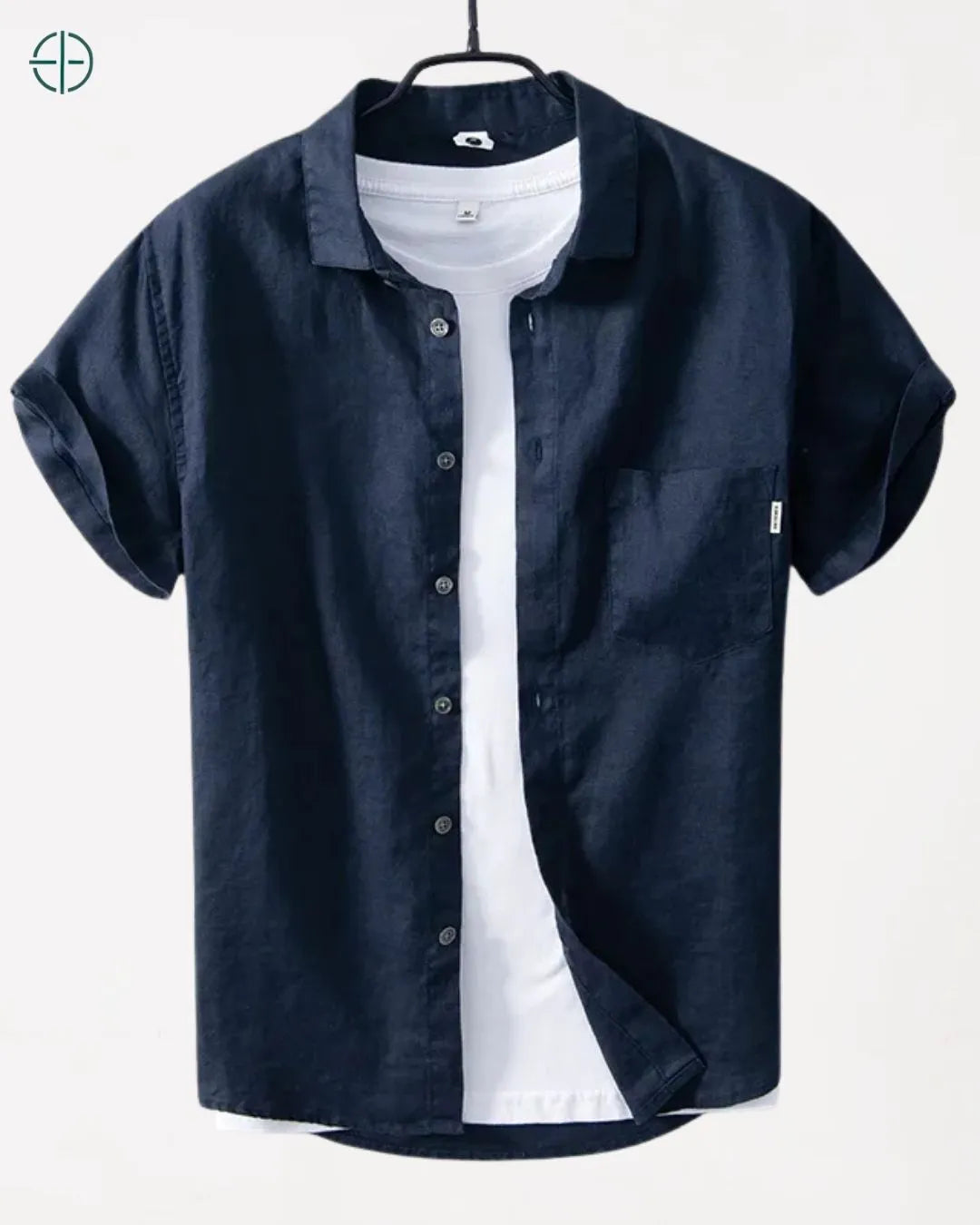 Camisa 100% Linho Manga Curta | Rest Money™