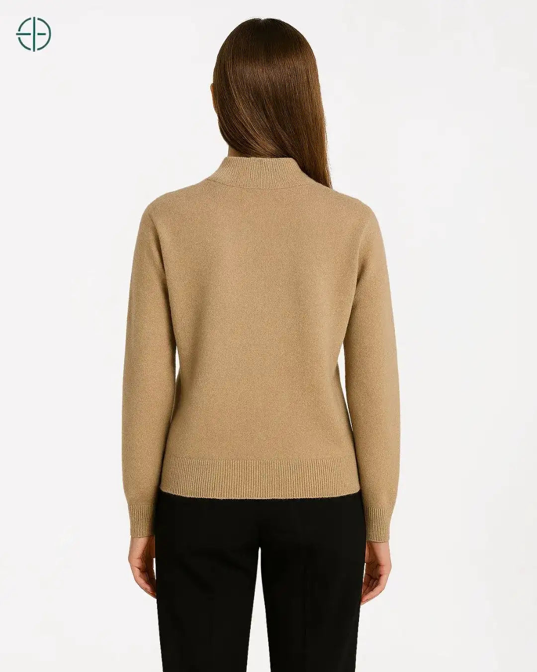 Suéter Gola Média Clássico 100% Caxemira | Rest Money™