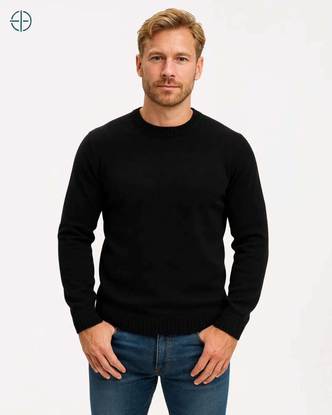 Suéter Tricô Masculino Preto | Rest Money™