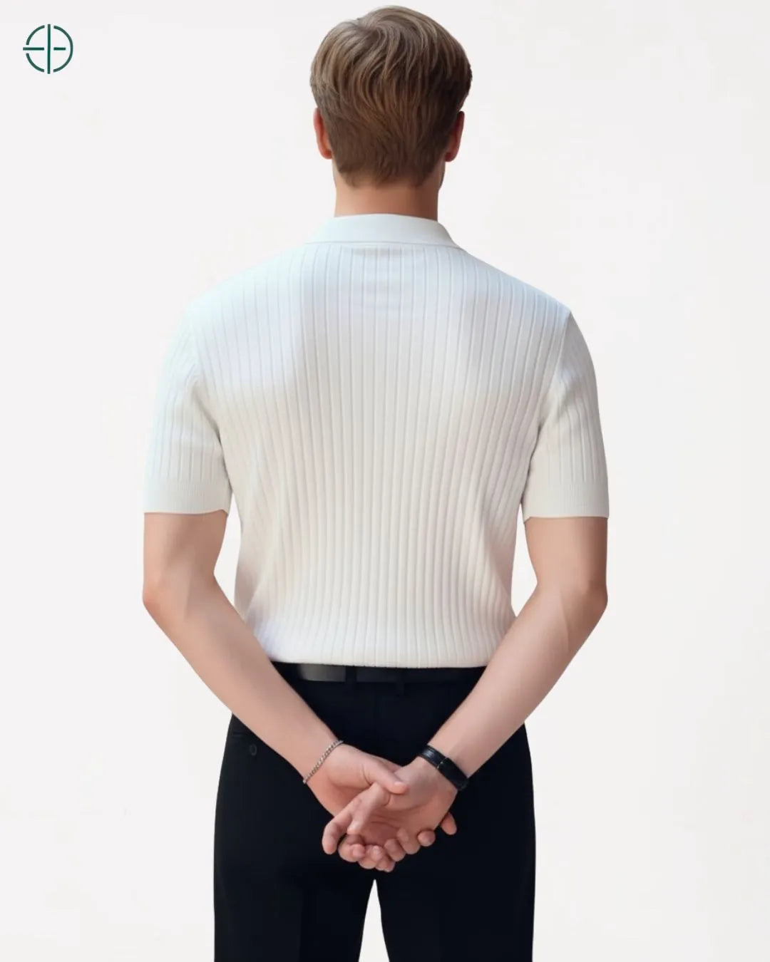 Camisa em Malha Cor Sólida | Rest Money™