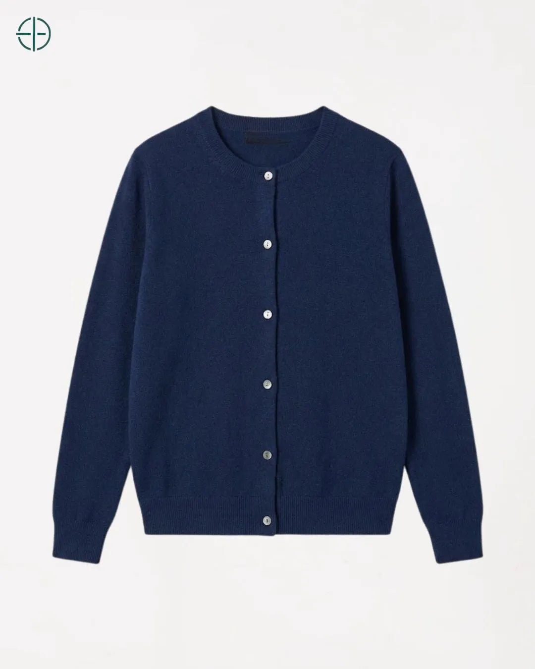 Suéter Feminino Ravena Azul Escuro 100% Cashmere | Rest Money™