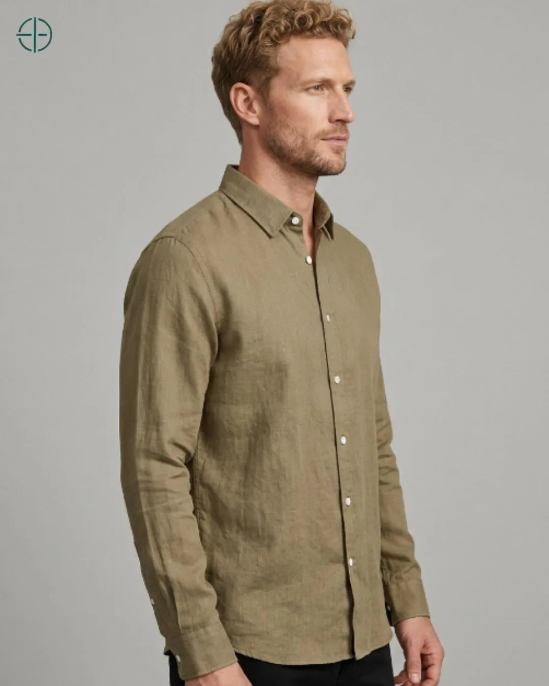 Camisa 100% Linho Masculina Sem Bolso | Rest Money™