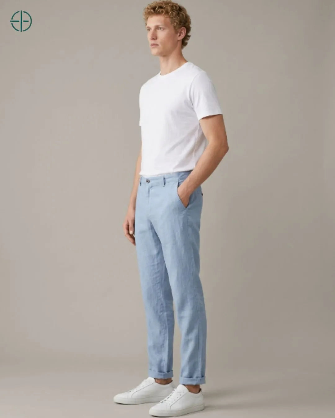Calça 100% Linho Belga Masculina | Rest Money™