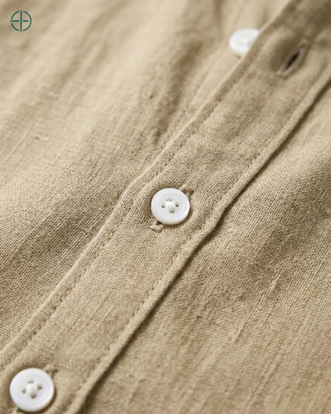 Camisa 100% Linho Masculina Sem Bolso | Rest Money™