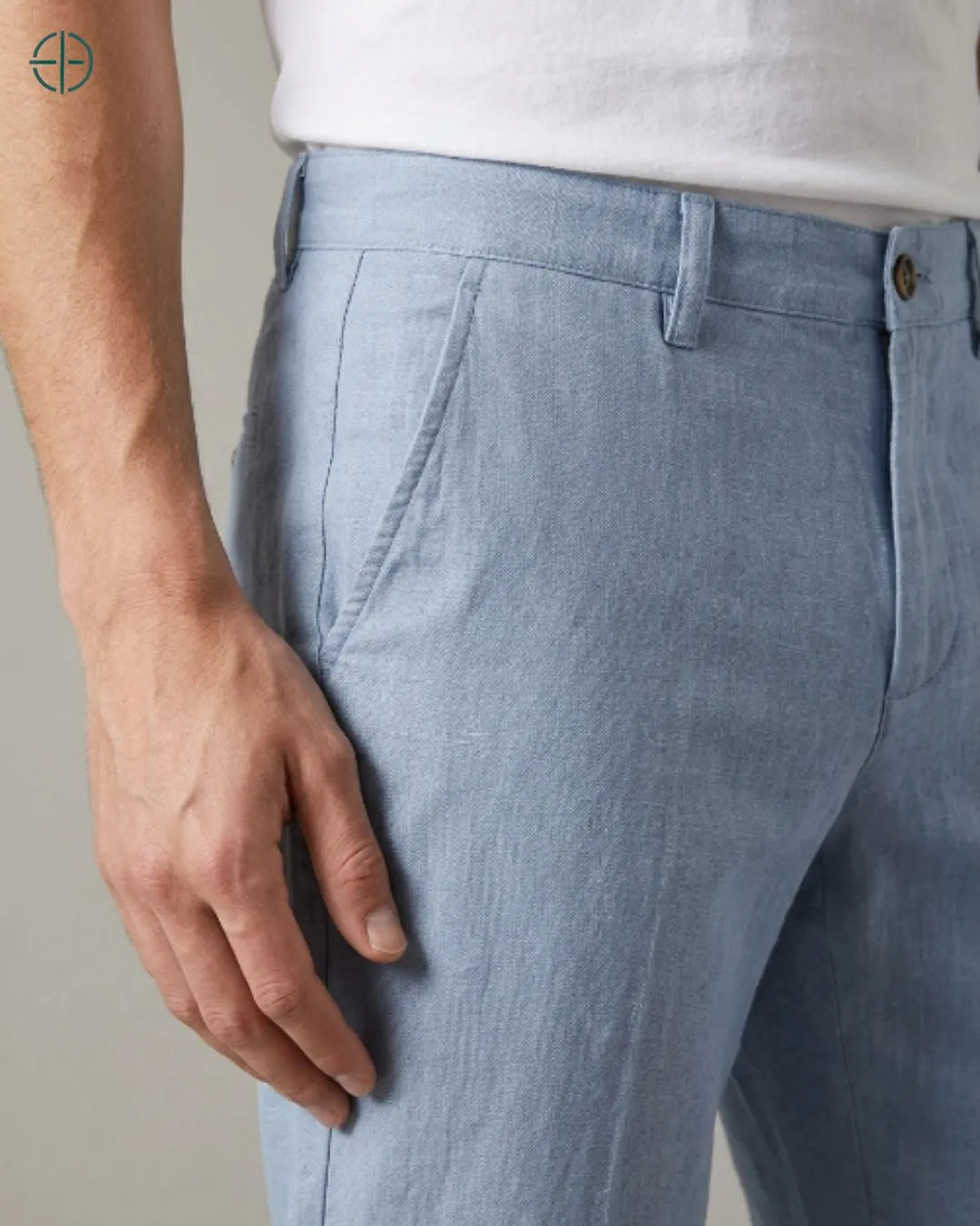 Calça 100% Linho Belga Masculina | Rest Money™