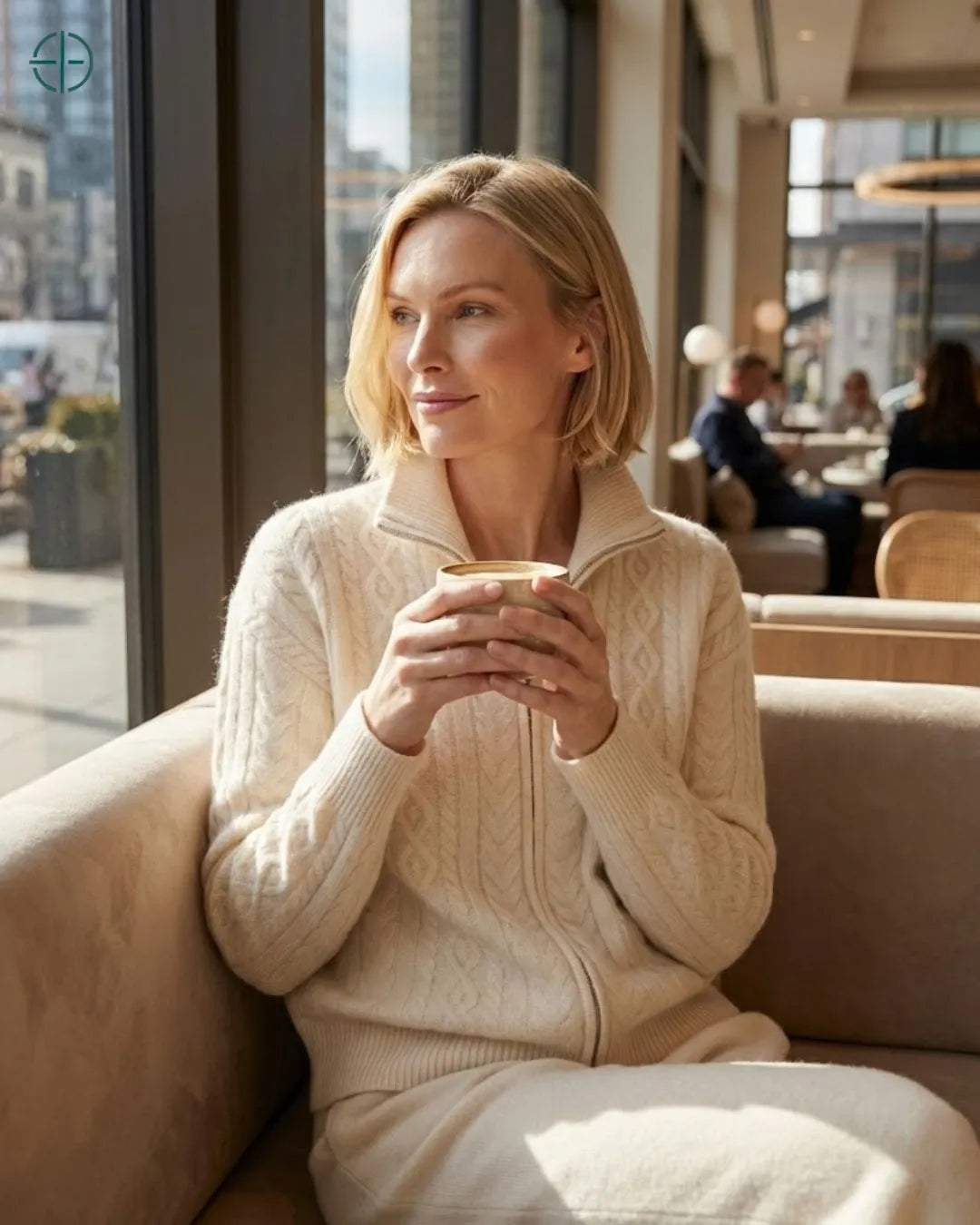 Suéter Feminino Cecília 100% Cashmere | Rest Money™