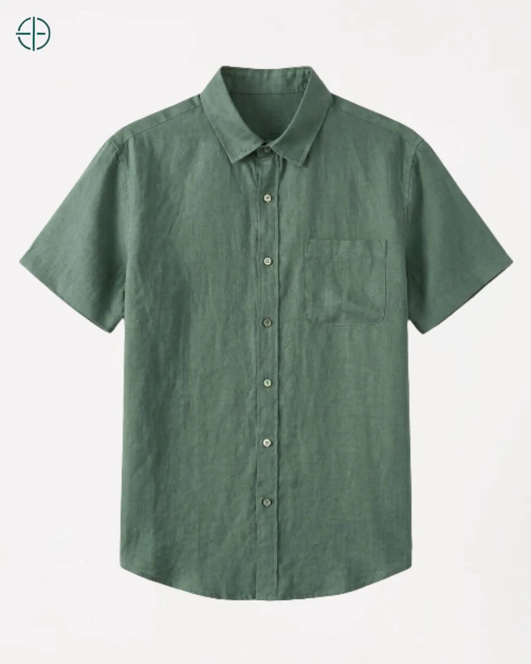 Camisa 100% Linho Belga Manga Curta | Rest Money™