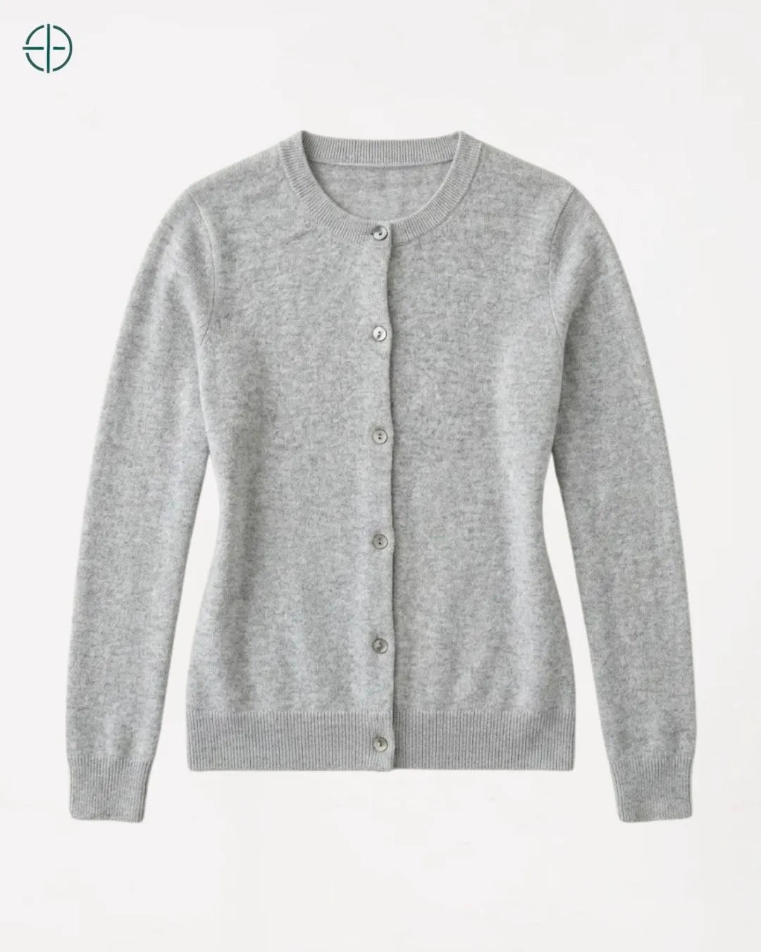 Suéter Feminino Ravena Cinza 100% Cashmere | Rest Money™