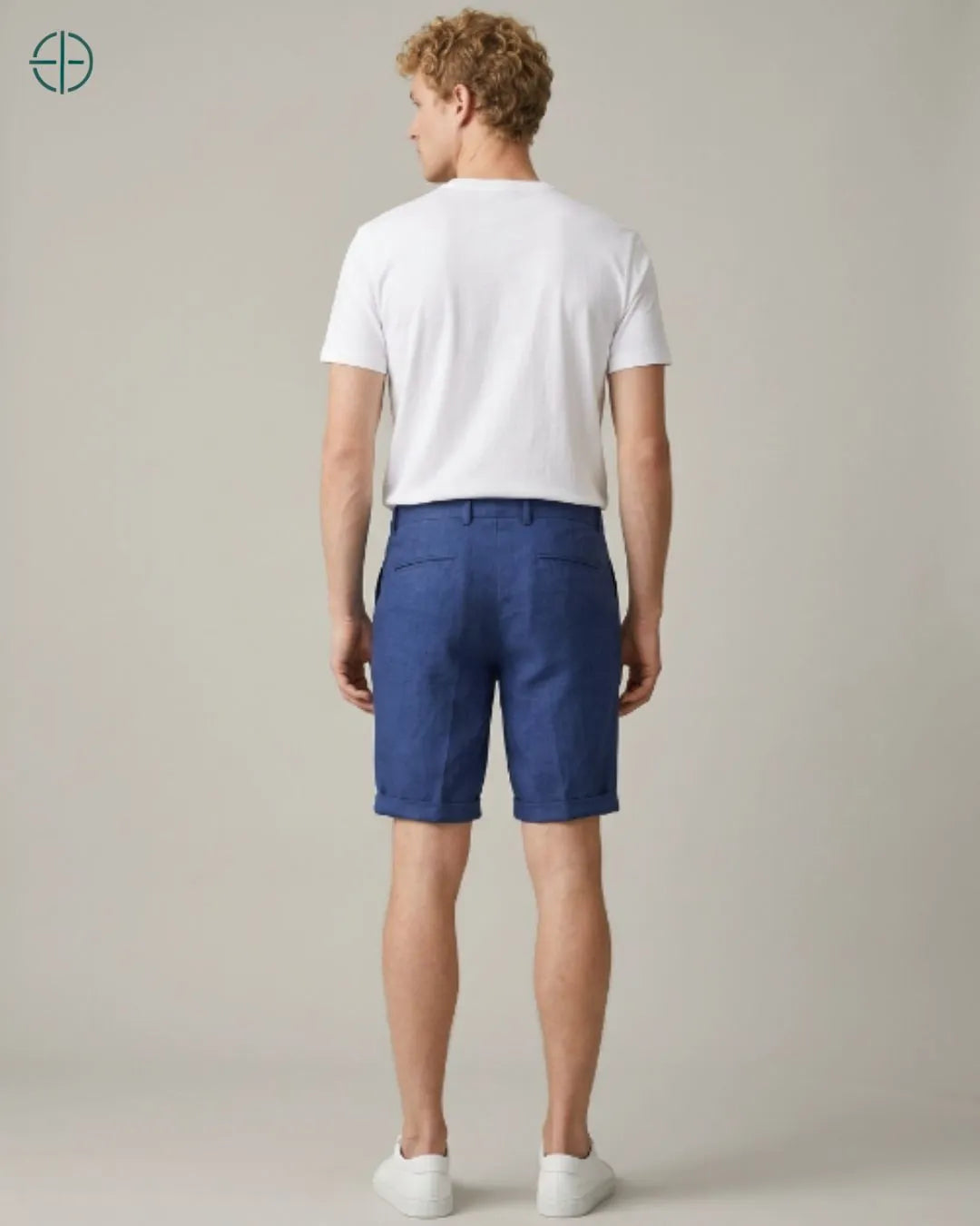 Bermuda 100% Linho Belga Masculina | Rest Money™