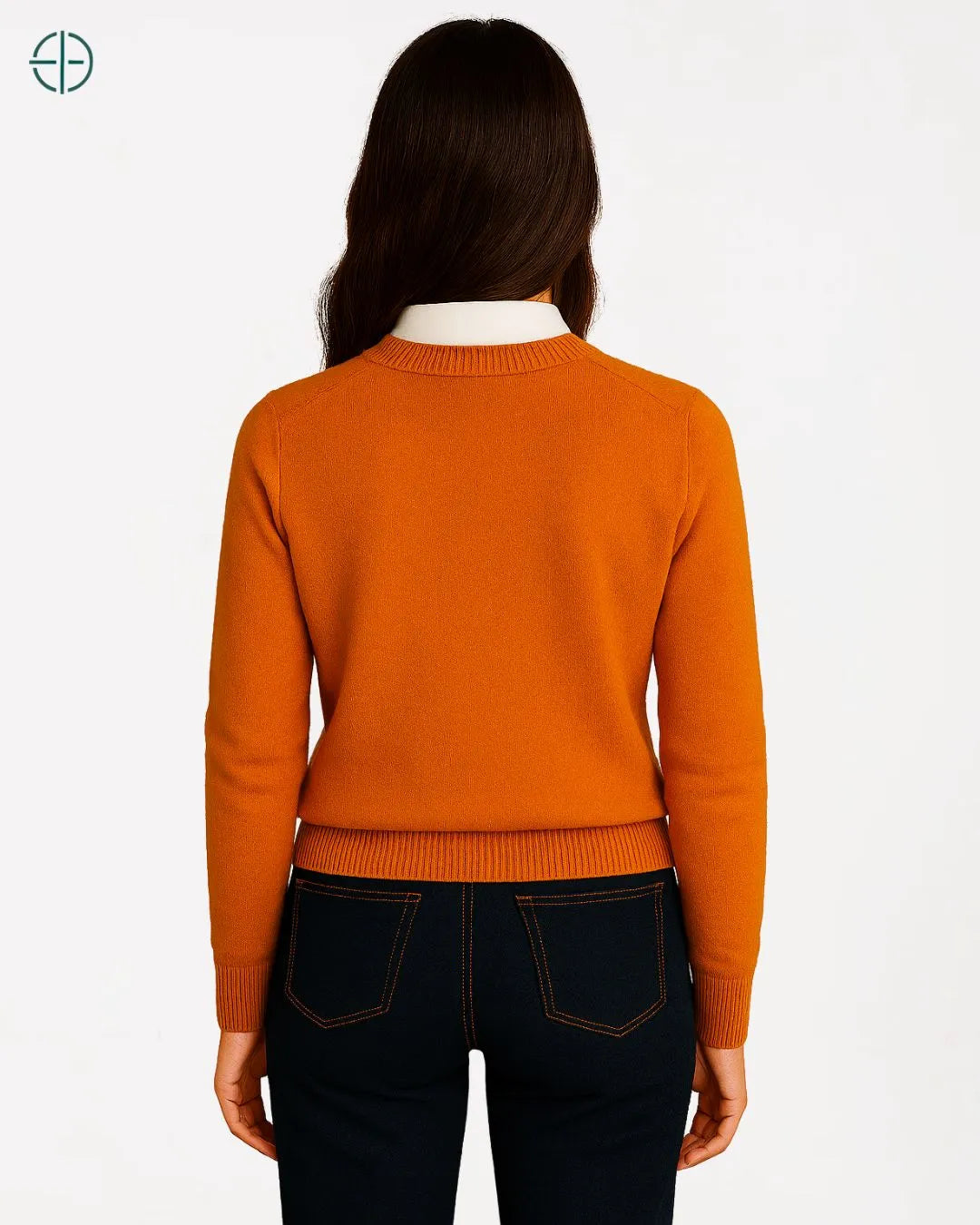 Suéter Feminino Gola Redonda 100% Caxemira | Rest Money™