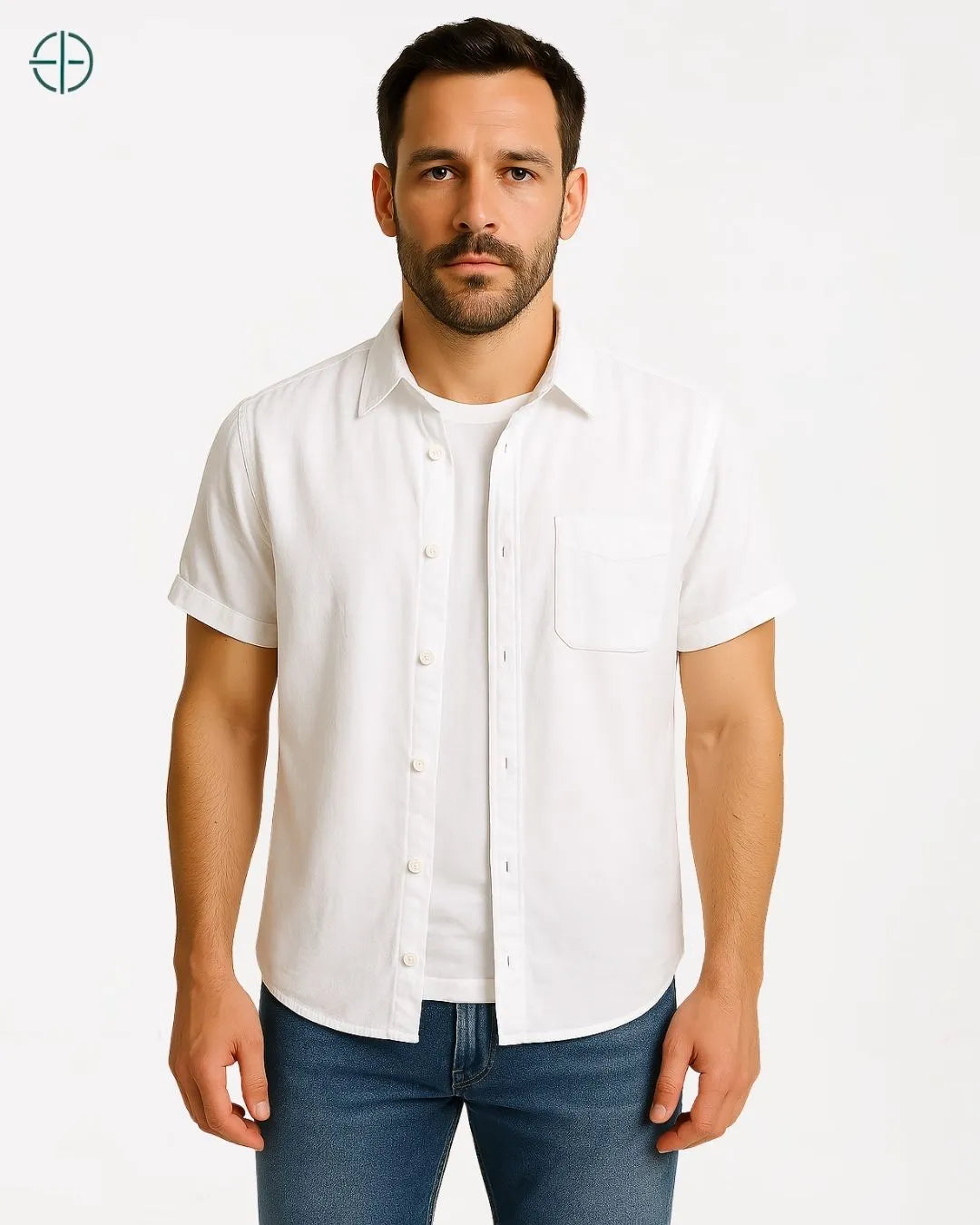 Camisa 100% Linho Manga Curta | Rest Money™