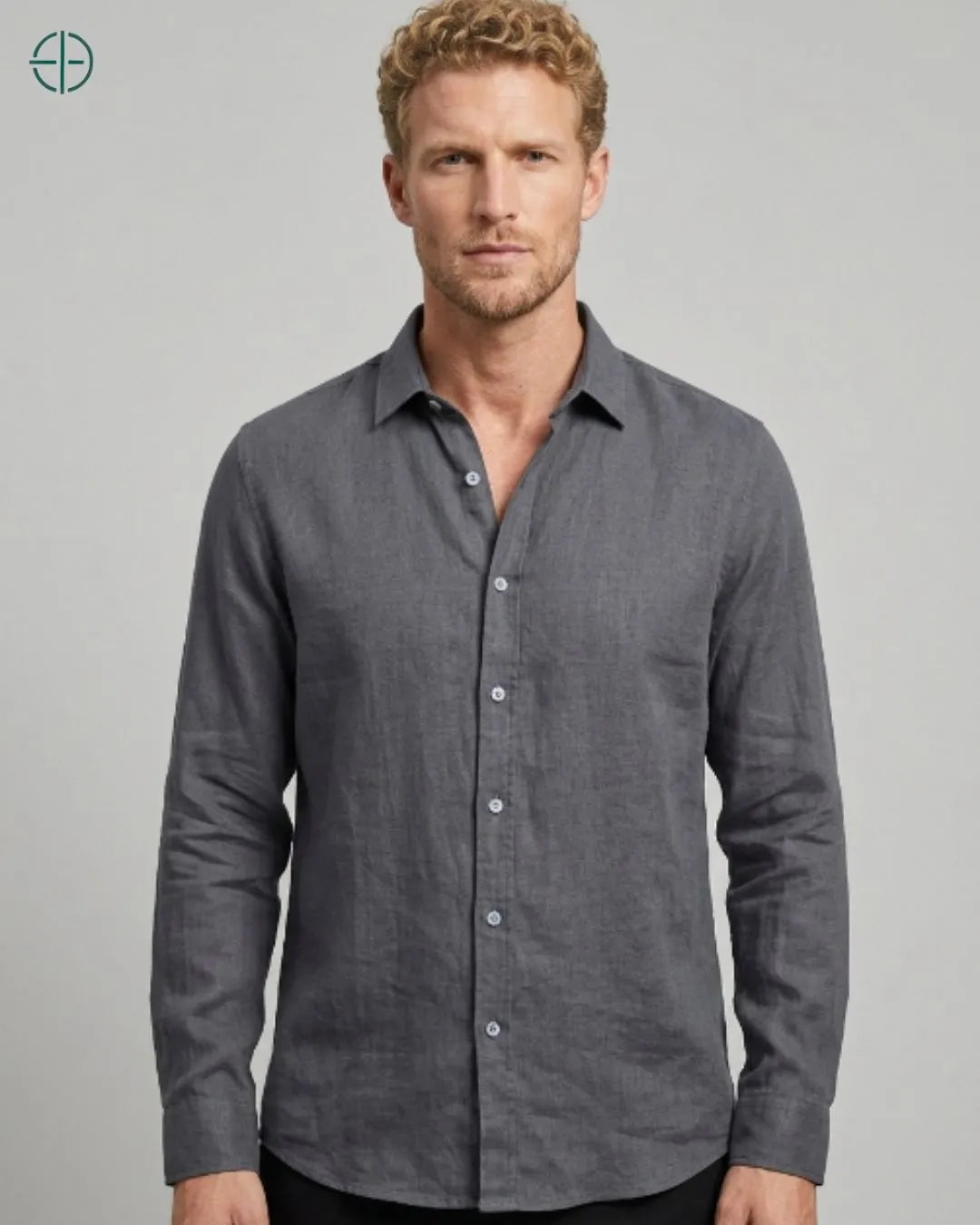 Camisa 100% Linho Masculina Sem Bolso | Rest Money™