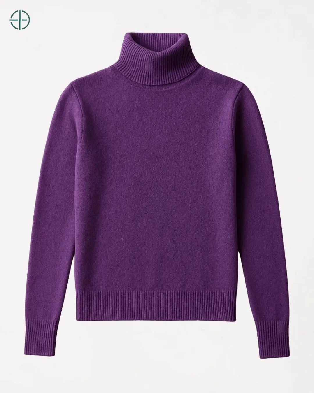 Suéter Feminino Gola Alta 100% Caxemira | Rest Money™