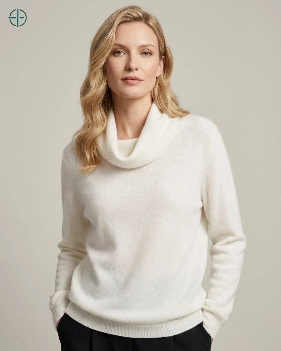 Suéter Feminino Carlotta 100% Cashmere | Rest Money™
