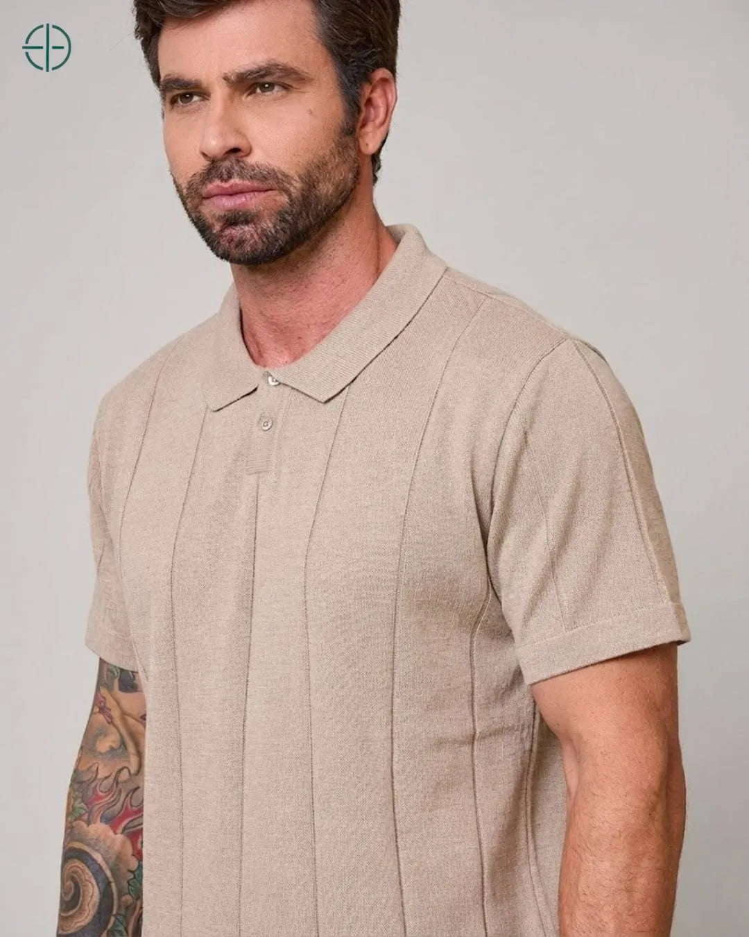 Polo 2 Botões Canelada | Rest Money™