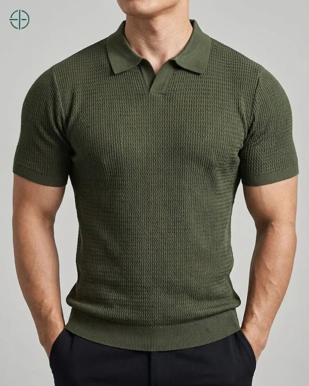 Camisa Polo Texturizada | Rest Money™