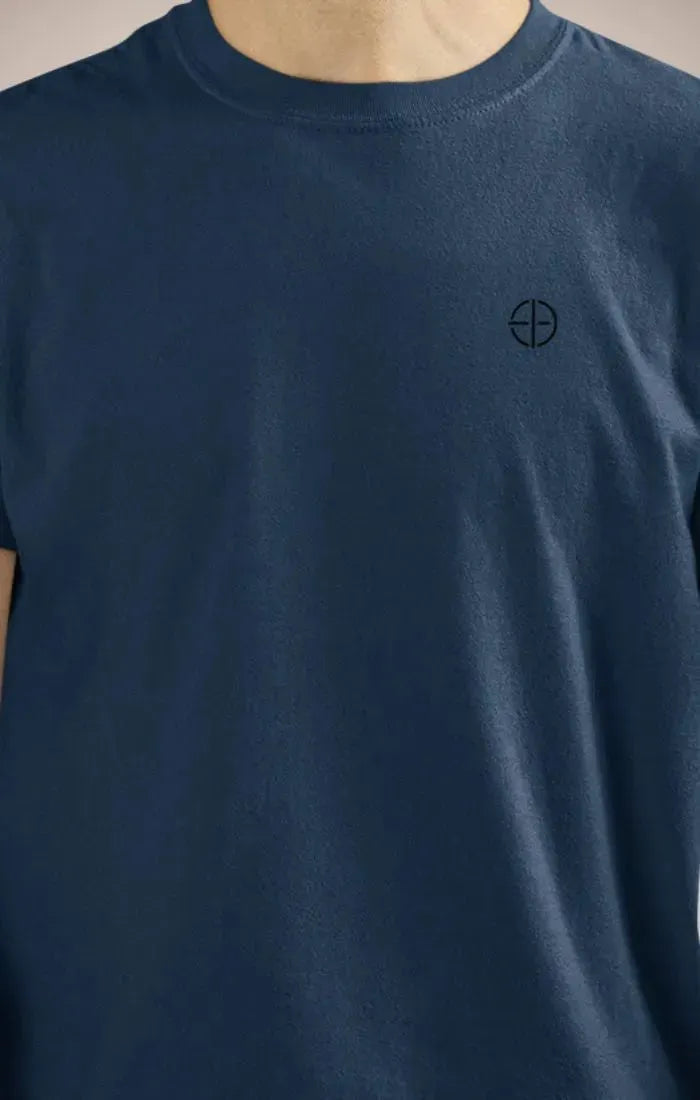 Camiseta Algodão Egípcio Azul