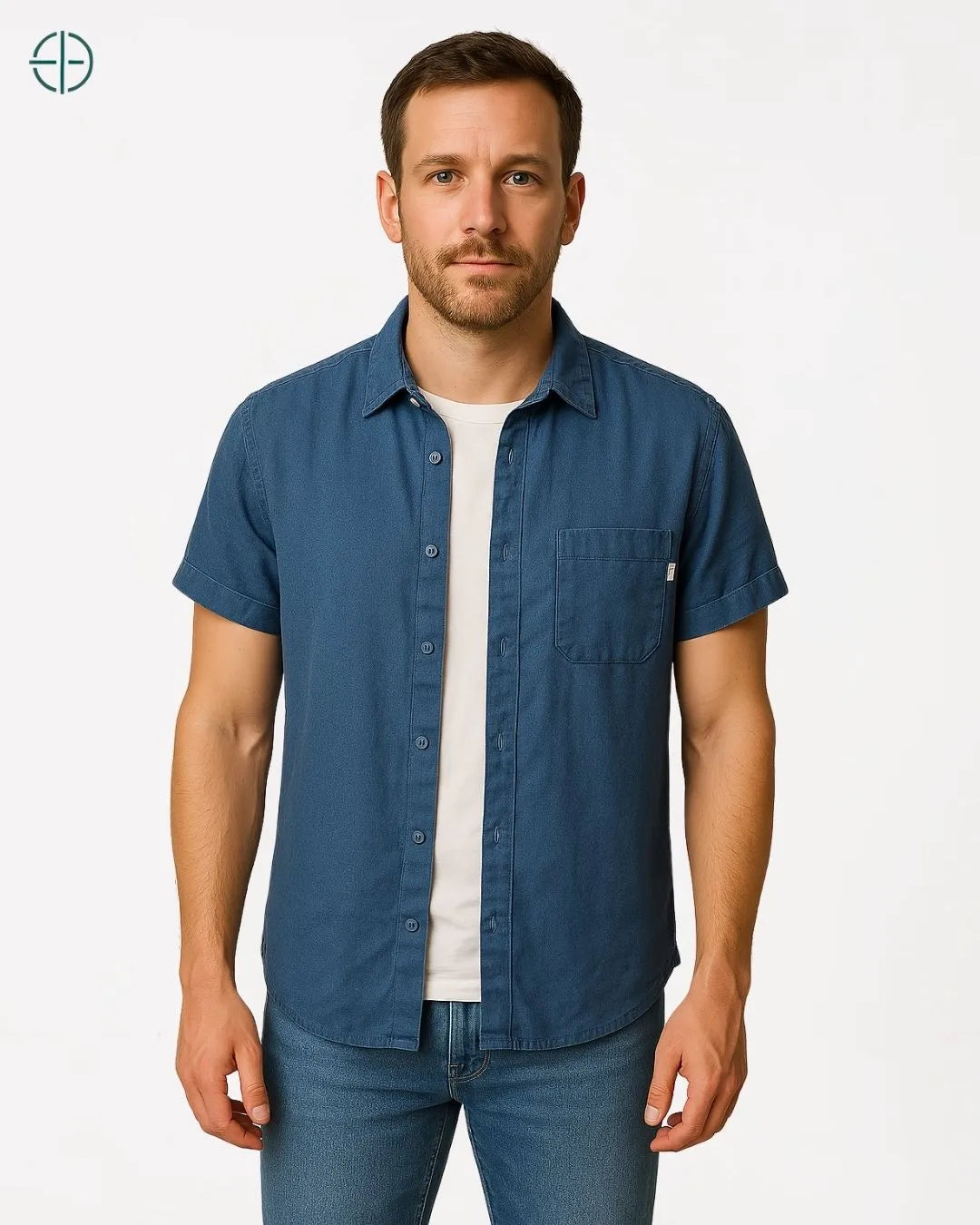 Camisa 100% Linho Manga Curta | Rest Money™