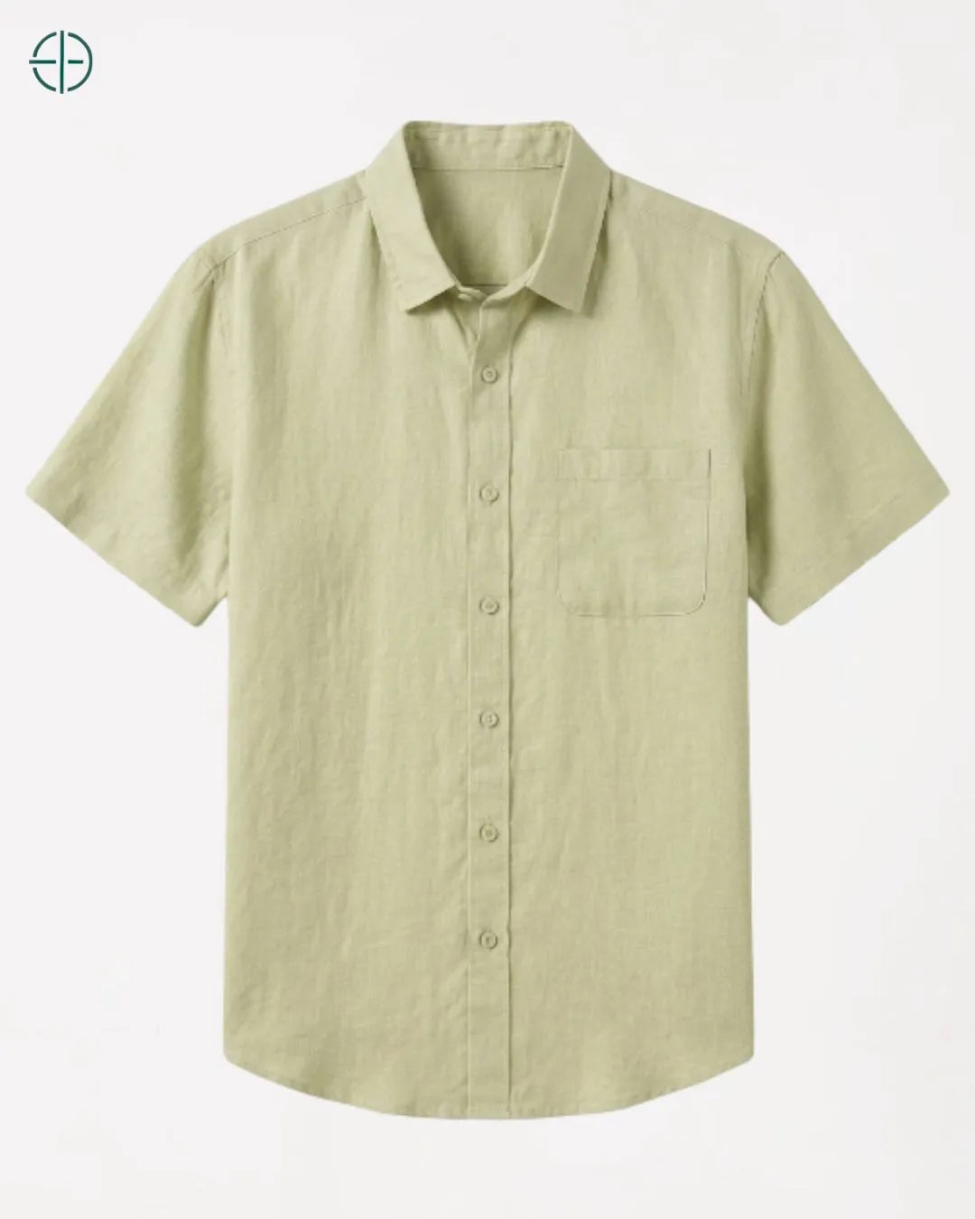 Camisa 100% Linho Belga Manga Curta | Rest Money™