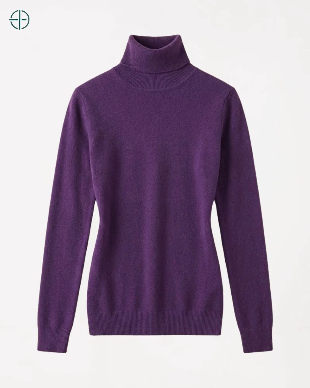 Suéter Feminino Gola Alta 100% Caxemira | Rest Money™