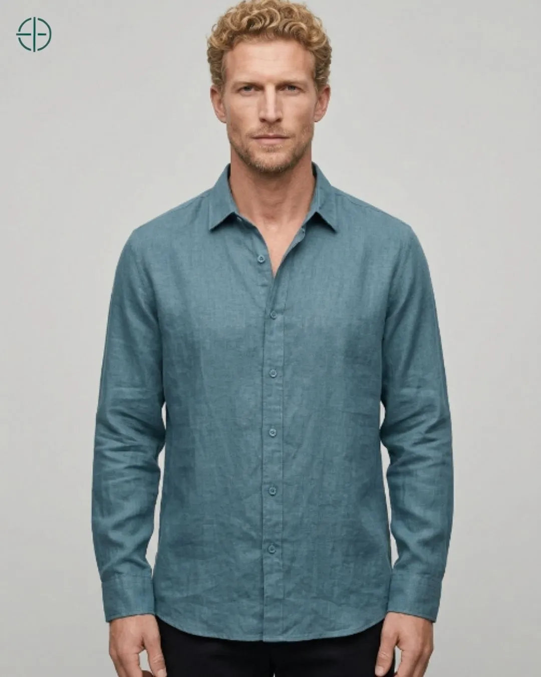Camisa 100% Linho Masculina Sem Bolso | Rest Money™