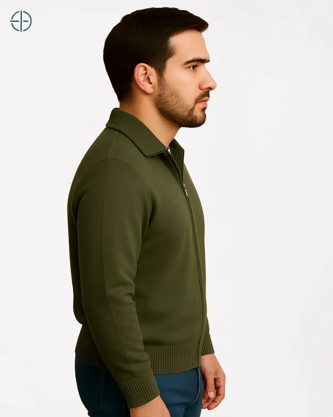 Cardigan Lapela 100% Caxemira Masculino | Rest Money™