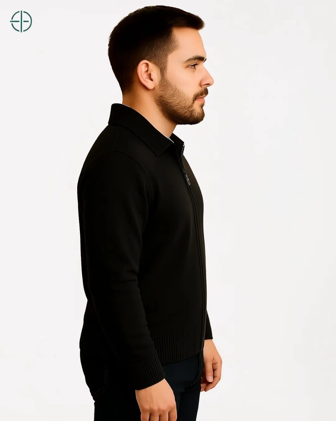 Cardigan Lapela 100% Caxemira Masculino | Rest Money™