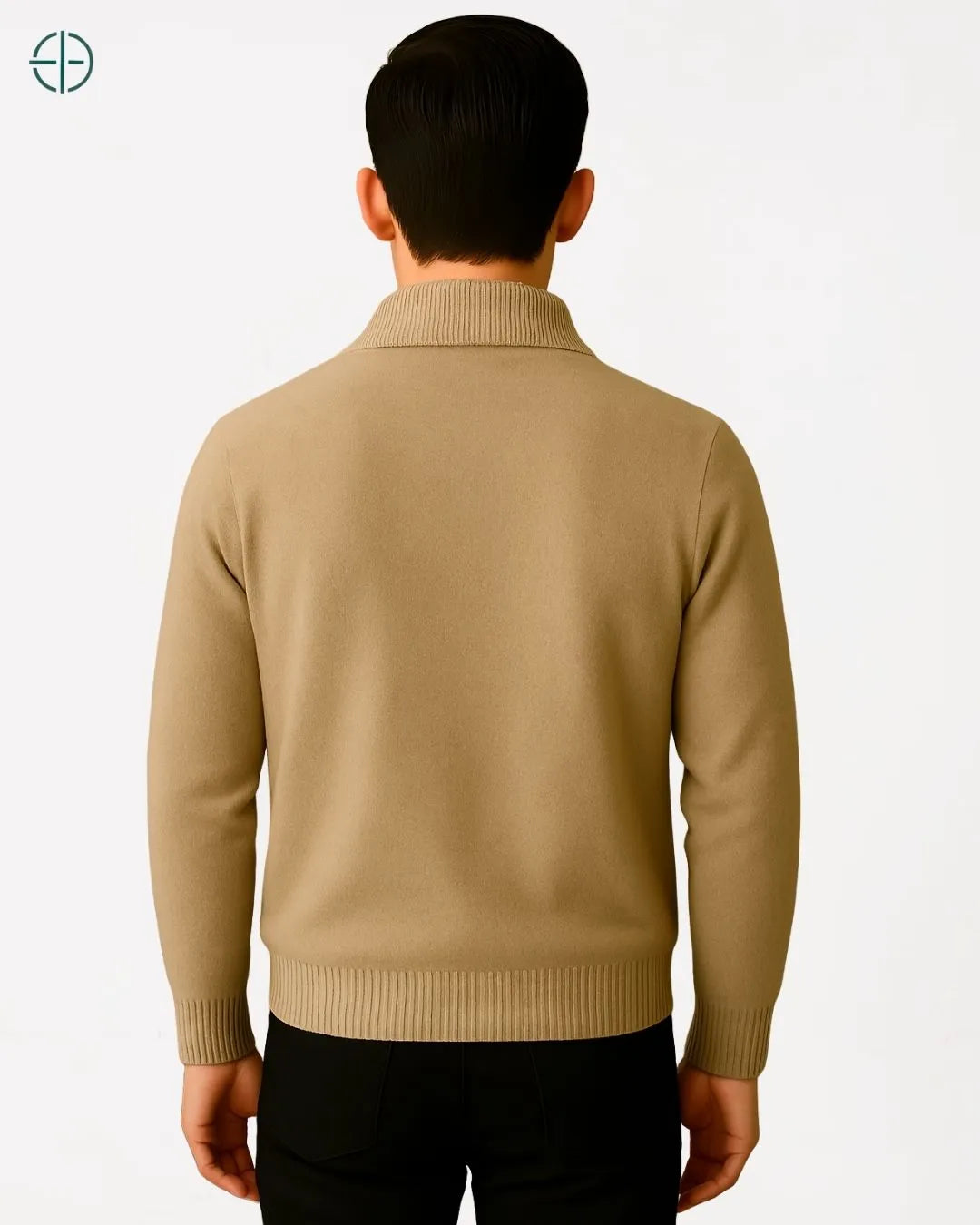 Cardigan Lapela 100% Caxemira Masculino | Rest Money™