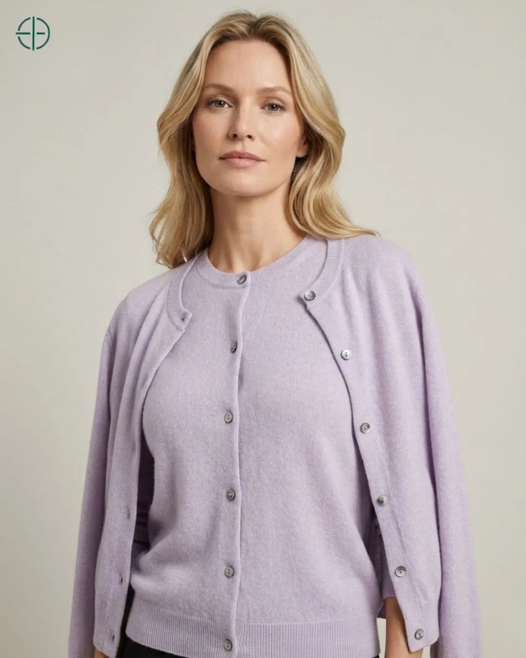 Suéter Feminino Ravena Violeta 100% Cashmere | Rest Money™