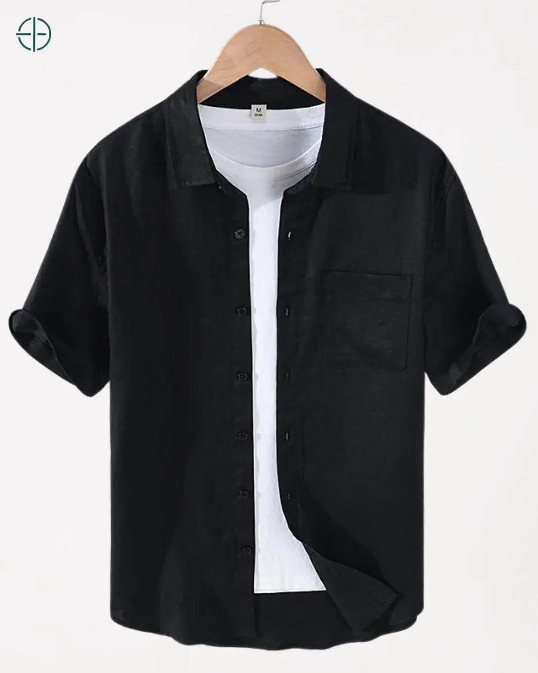 Camisa 100% Linho Manga Curta | Rest Money™