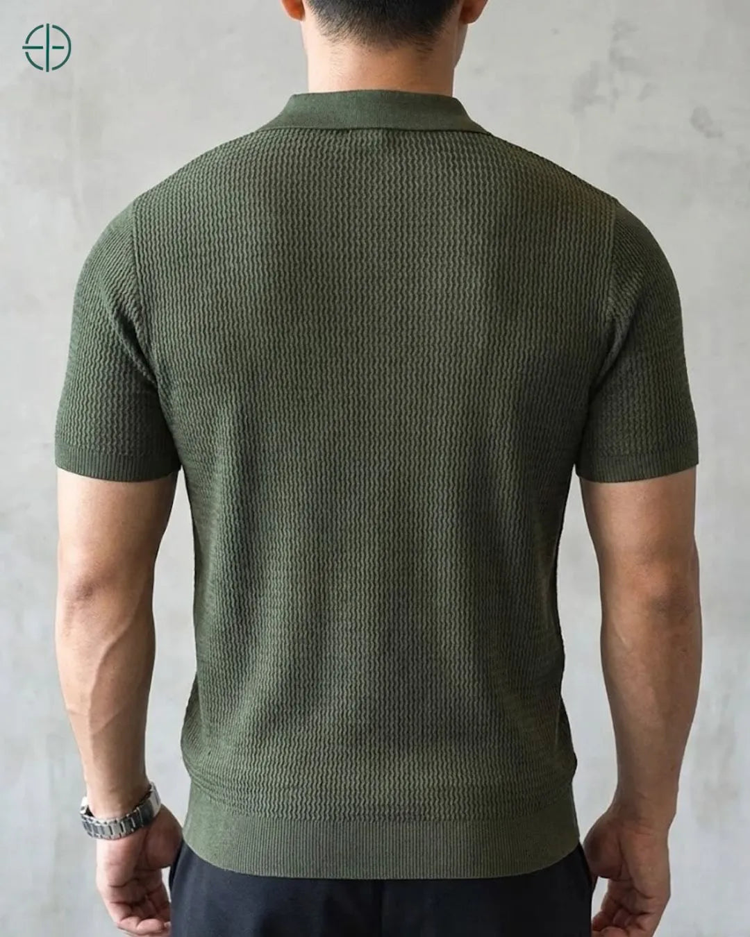 Camisa Polo Texturizada | Rest Money™