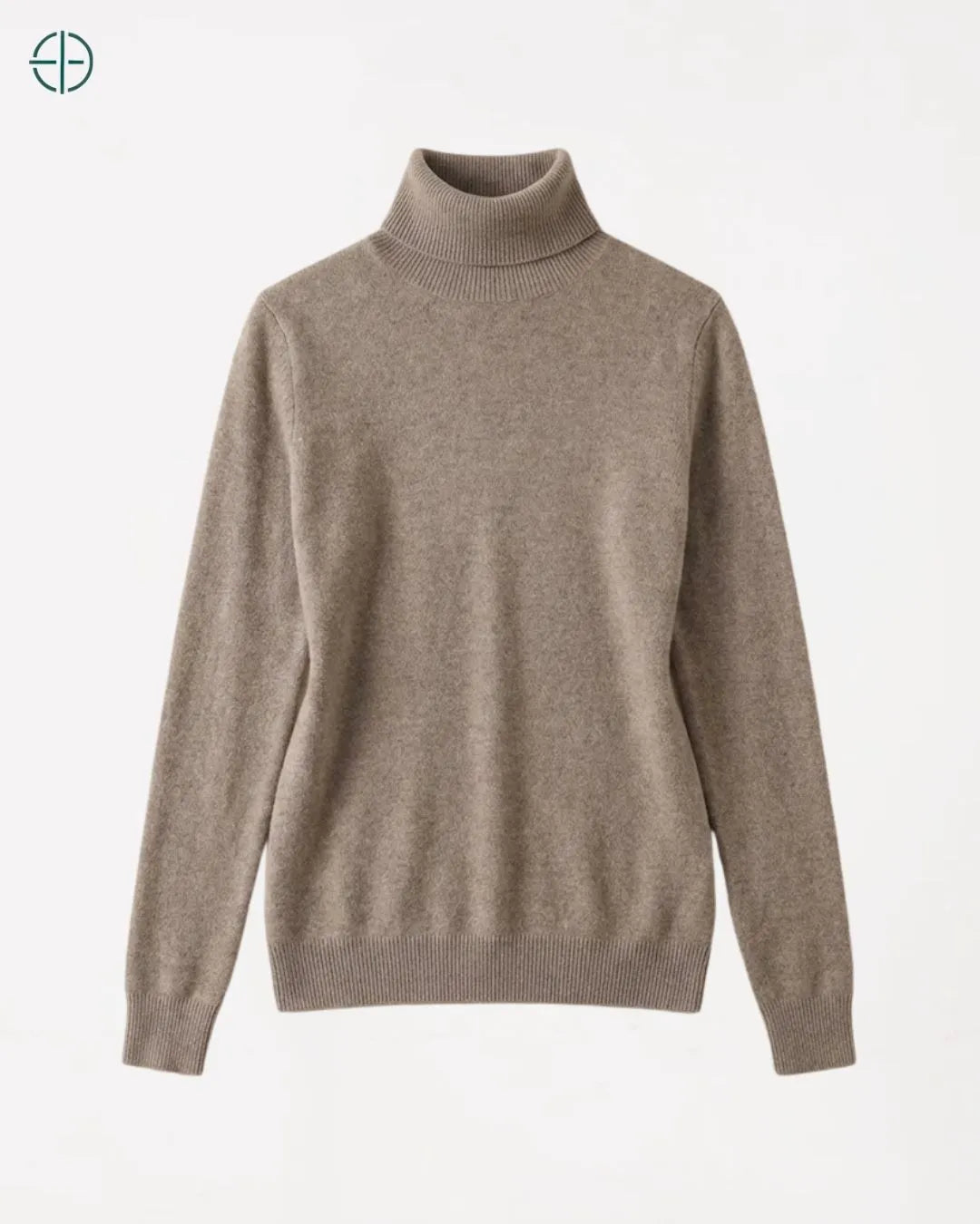 Suéter Feminino Gola Alta 100% Caxemira | Rest Money™