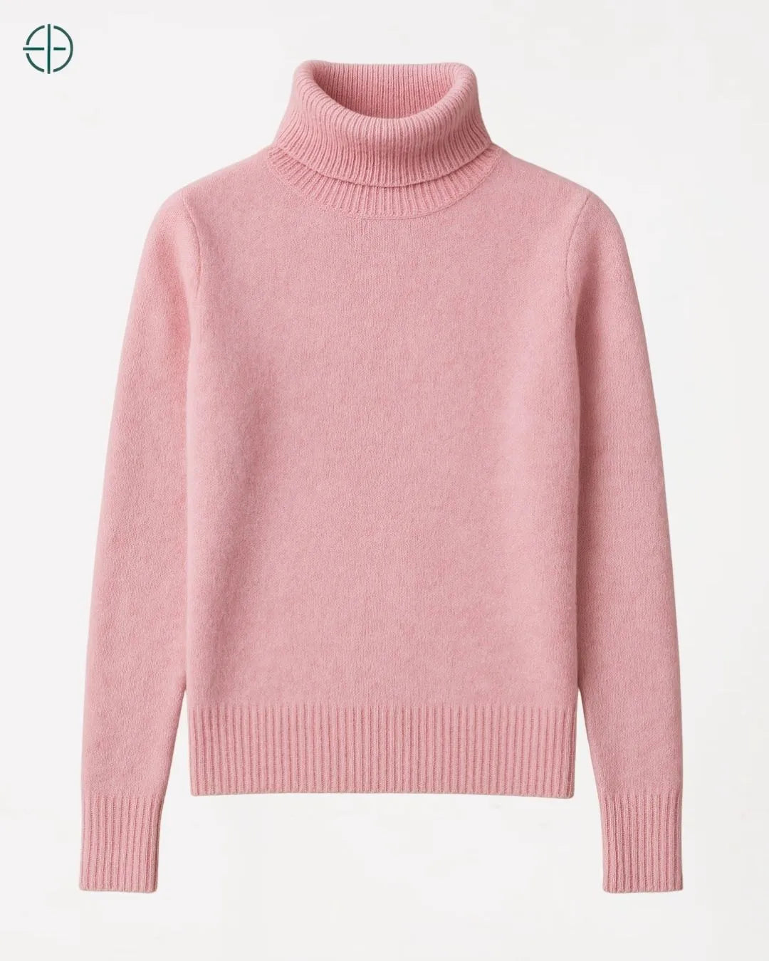 Suéter Feminino Gola Alta 100% Caxemira | Rest Money™