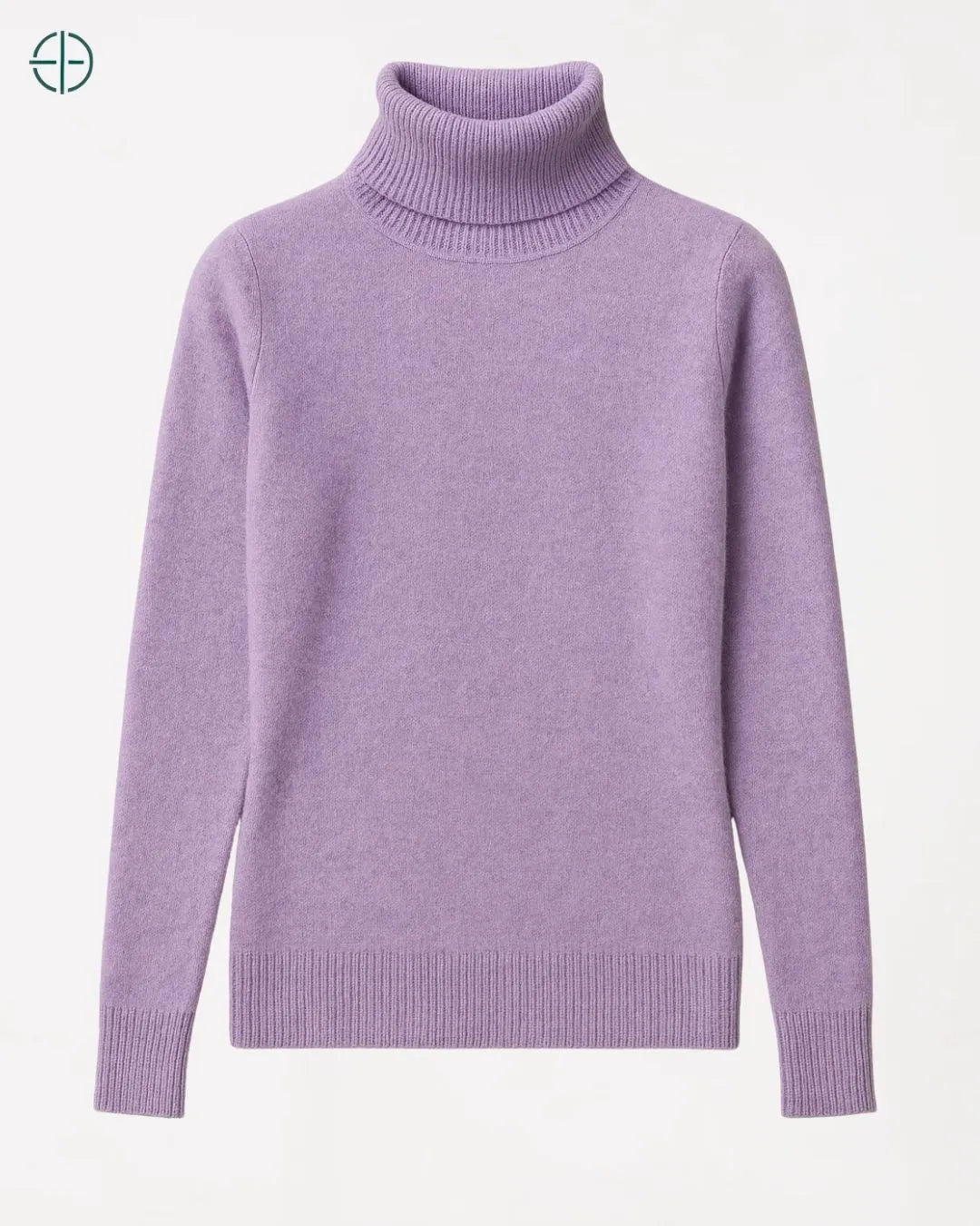 Suéter Feminino Gola Alta 100% Caxemira | Rest Money™