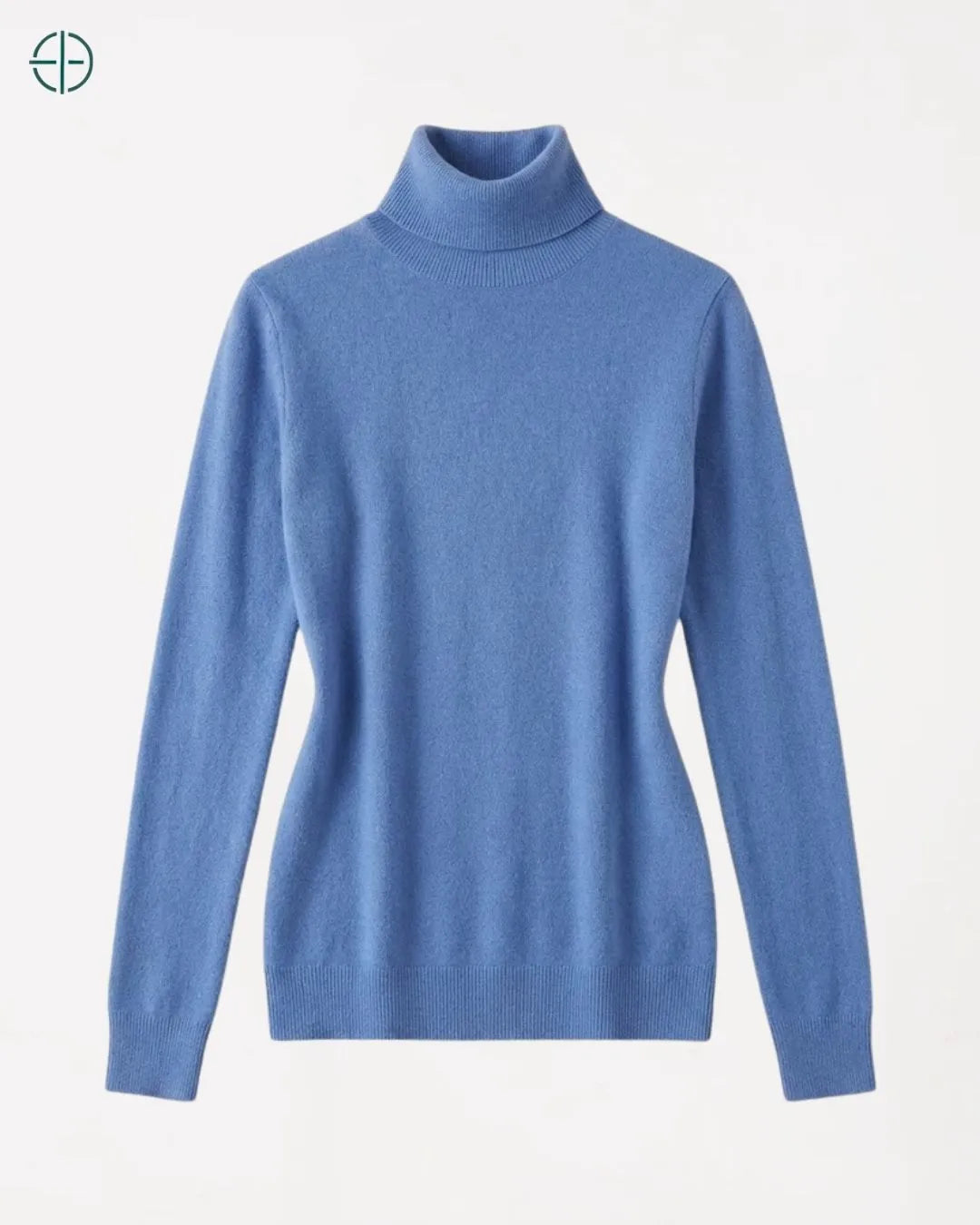 Suéter Feminino Gola Alta 100% Caxemira | Rest Money™