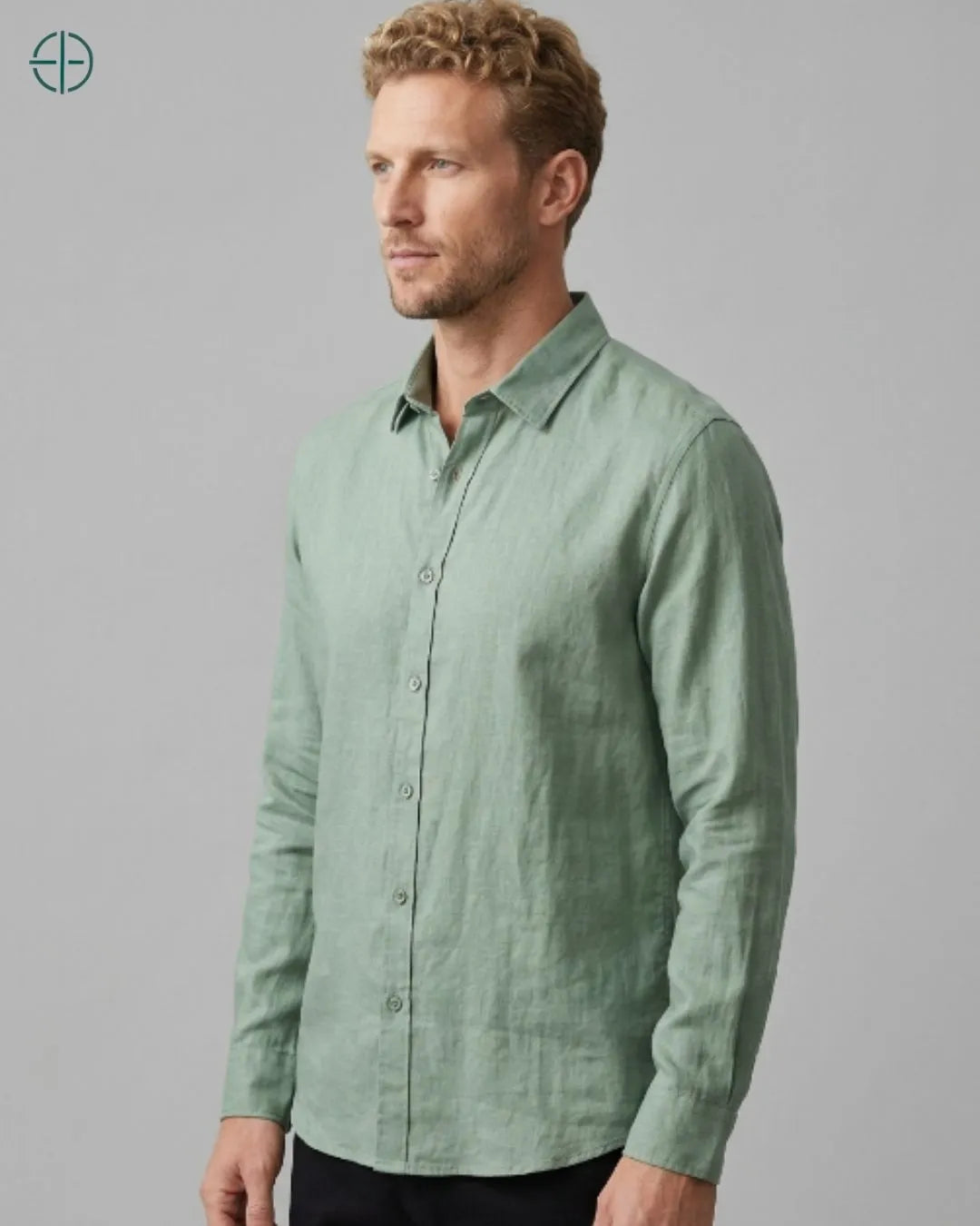 Camisa 100% Linho Masculina Sem Bolso | Rest Money™
