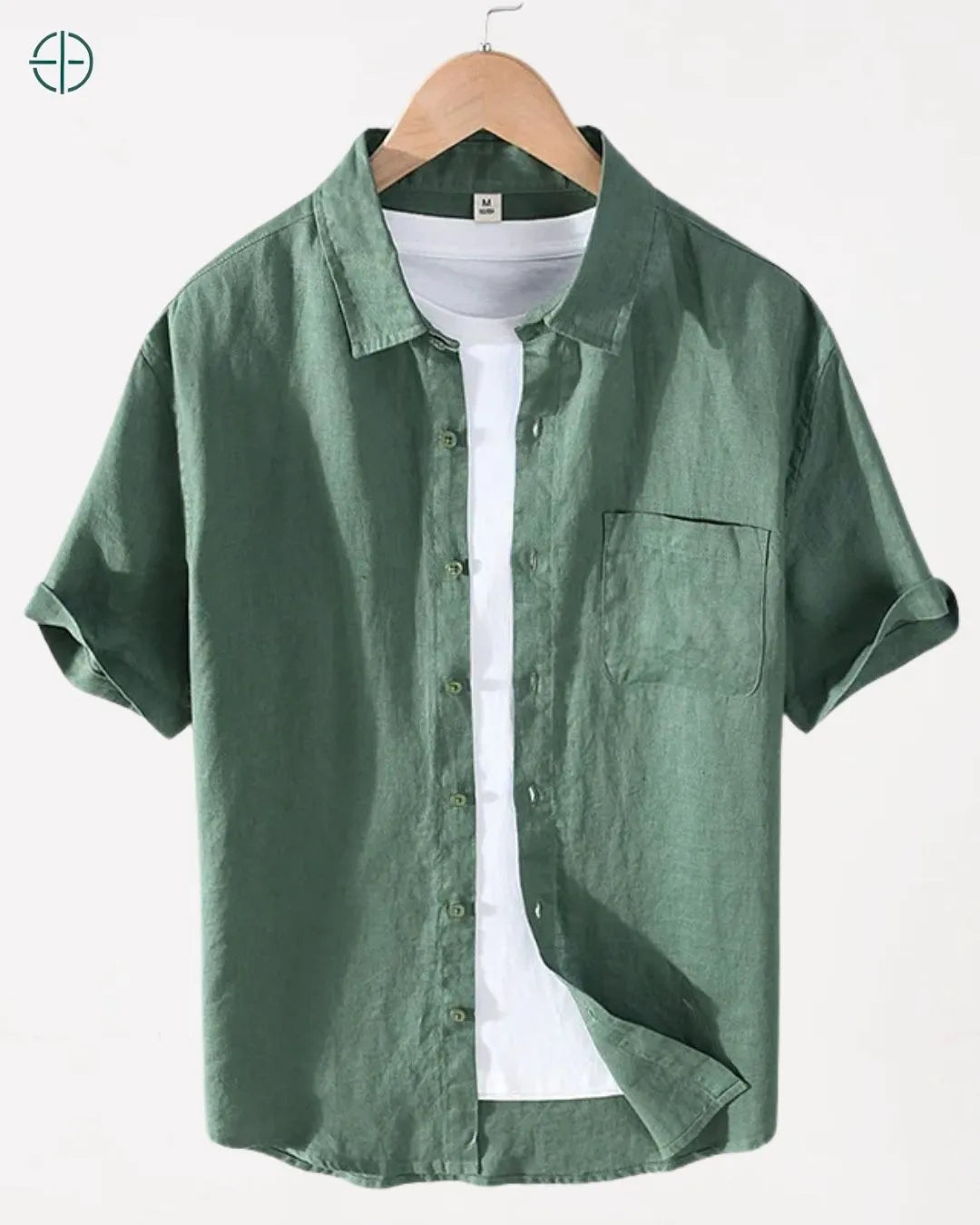 Camisa 100% Linho Manga Curta | Rest Money™