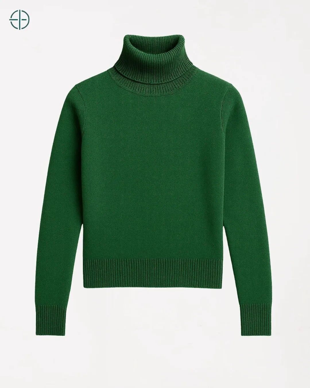 Suéter Feminino Gola Alta 100% Caxemira | Rest Money™