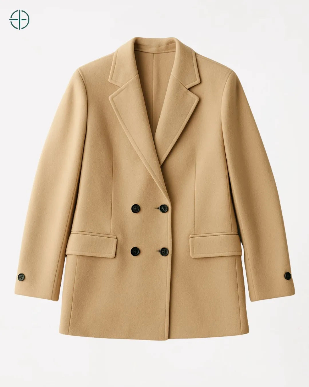 Blazer de Lapela Clássico 100% Caxemira | Rest Money™