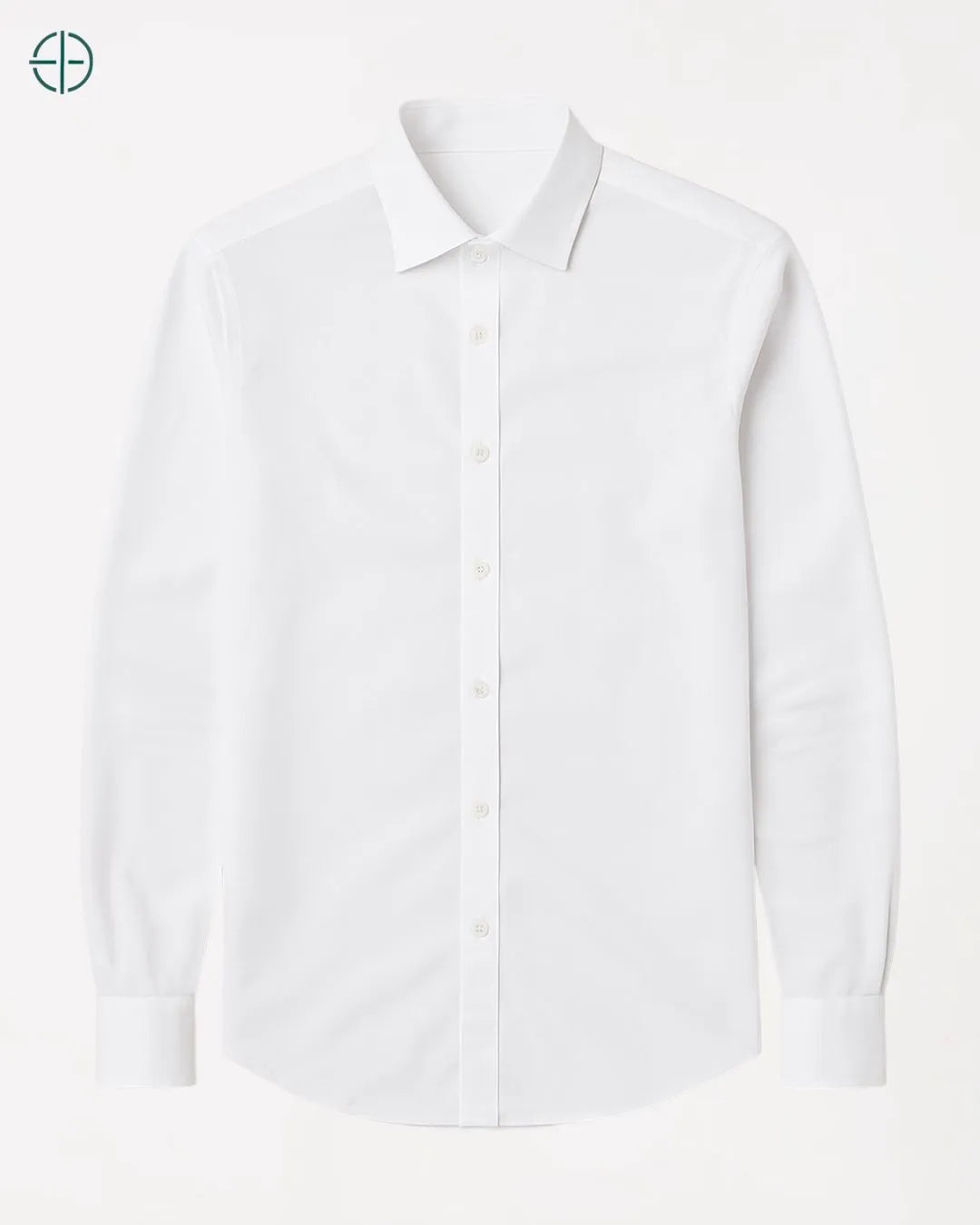 Camisa Social Masculina Slim Fit Manga Longa Branco | Rest Money™