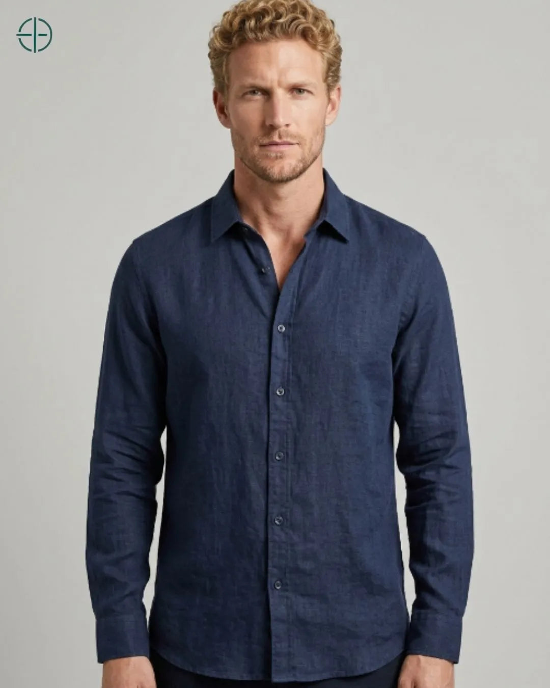 Camisa 100% Linho Masculina Sem Bolso | Rest Money™