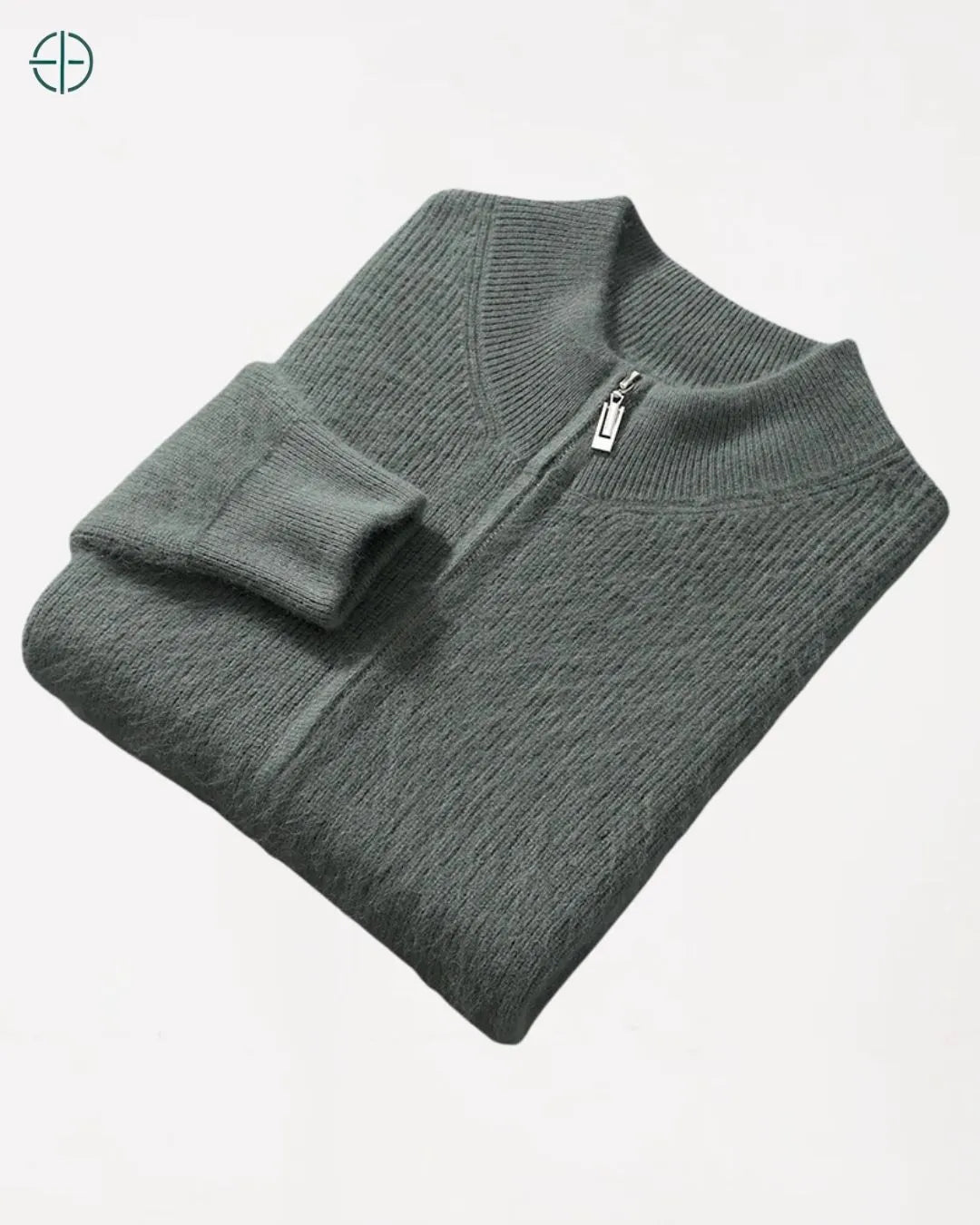 Casaco Masculino Zíper 100% Caxemira | Rest Money™