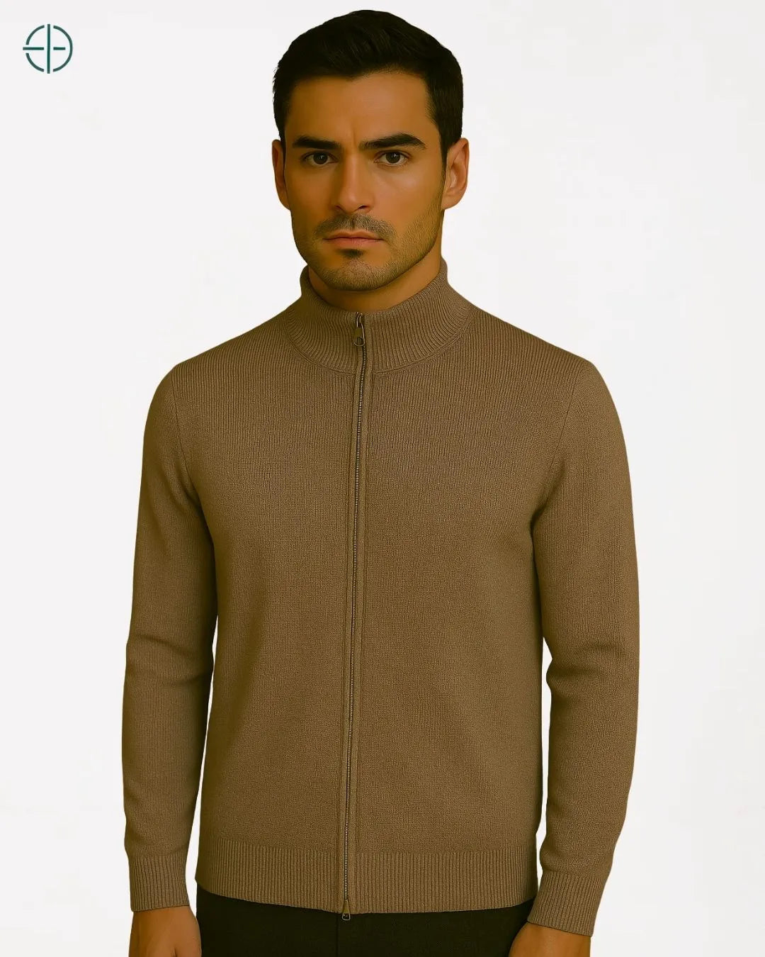 Casaco Masculino Zíper 100% Caxemira | Rest Money™